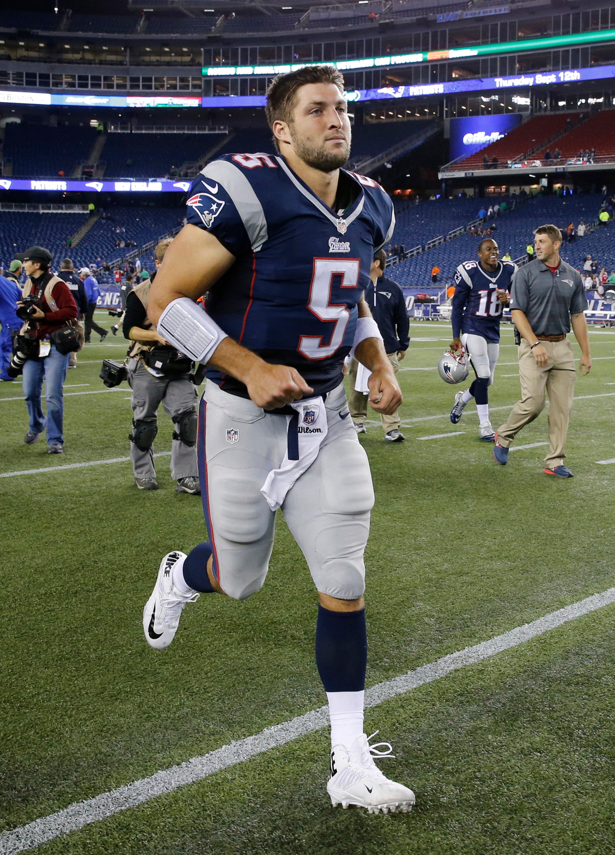 New England Patriots release Tim Tebow